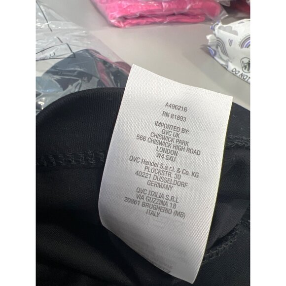 Isaac Mizrahi Live Essentials Pima Cotton Crew Neck Tee Size XXS Pitch Black NEW - Picture 5 of 7